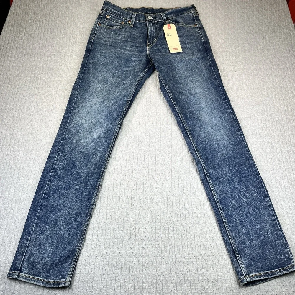 Levi's 511‎ New With Tags blue jeans Mens (30x32)  slim fit original stretch